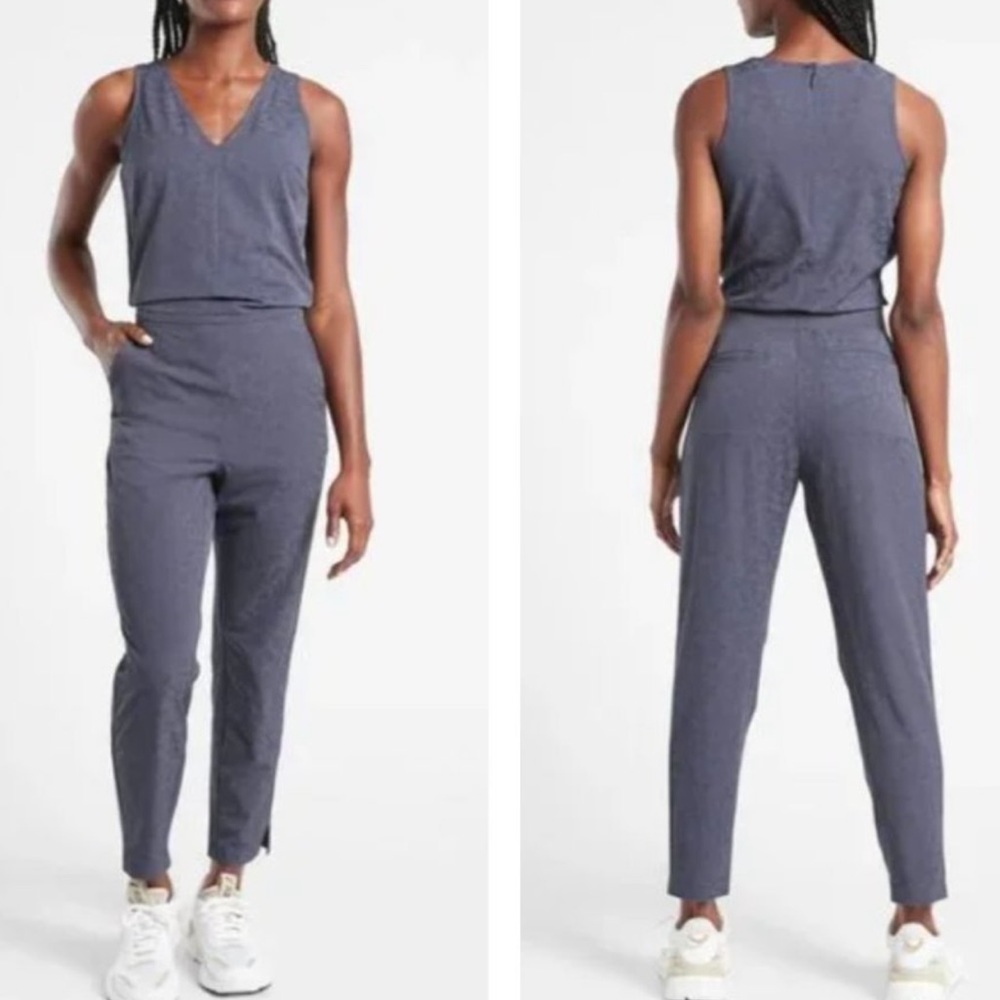 Athleta Textured Brookly Jumpsuit